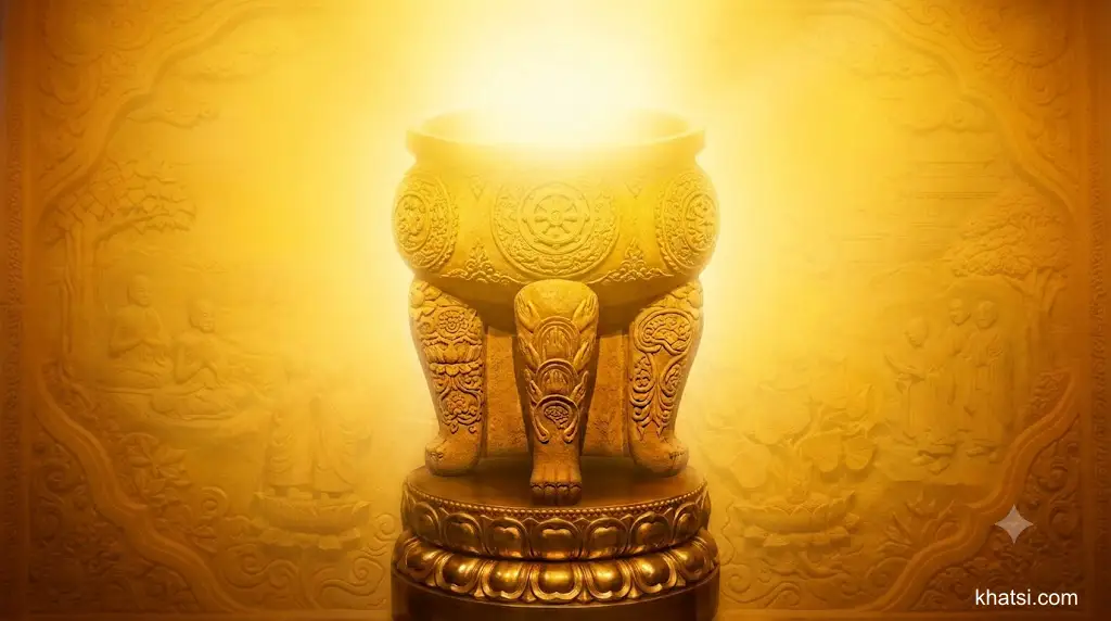Không gian trống không hình tướng, từng dấu chấm sáng biểu tượng Vô Tướng — tinh thần giải thoát khỏi ràng buộc hình dạng