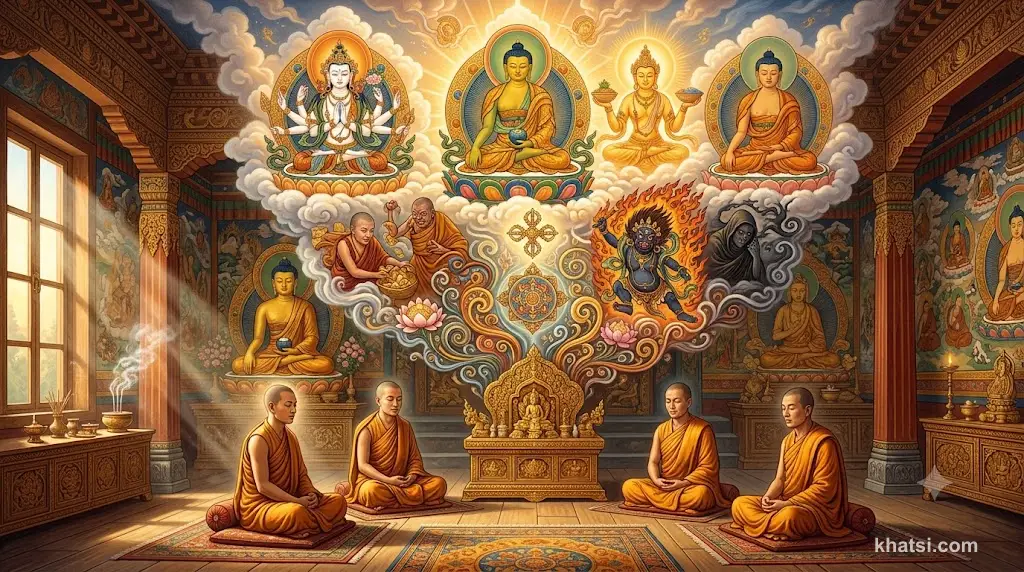 Tâm sở: những tính chất của tâm lành (từ, bi, hỷ) và xấu (tham, sân, si) trong tu tập Phật học