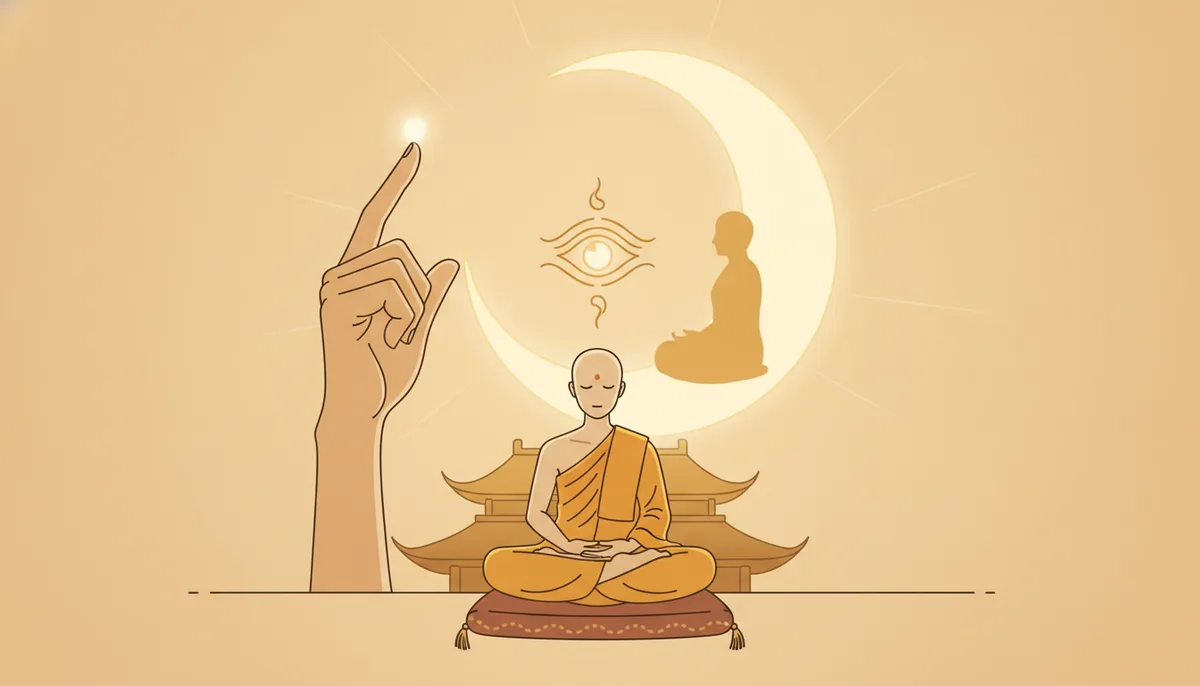 Ngôn Tay Chỉ Trăng — Chiếc đốc chỉ vào Phật pháp thật, thiền tông siêu ngôn từ
