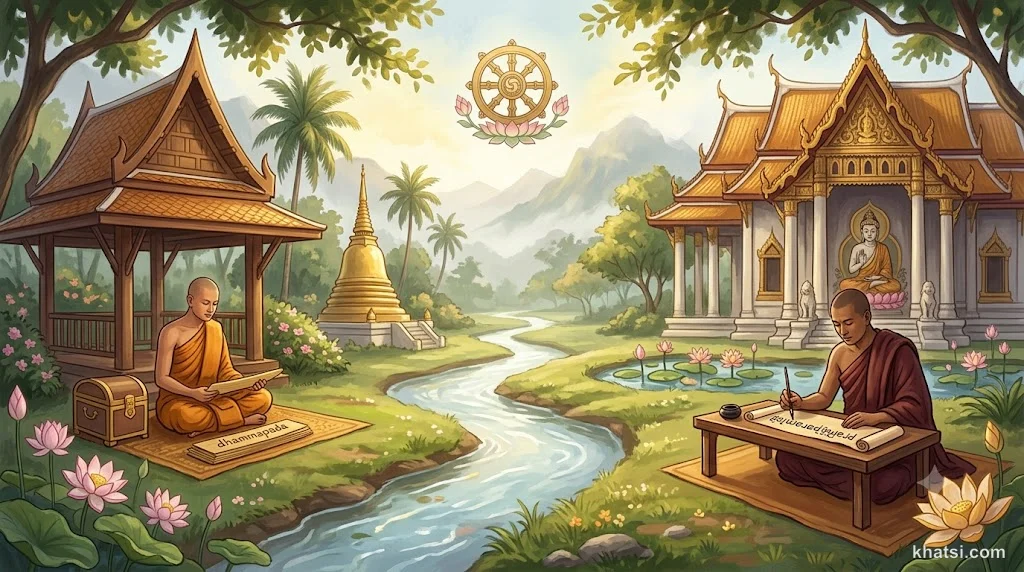 Pāli vs Sanskrit — Hai dòng truyền kinh điển Phật giáo