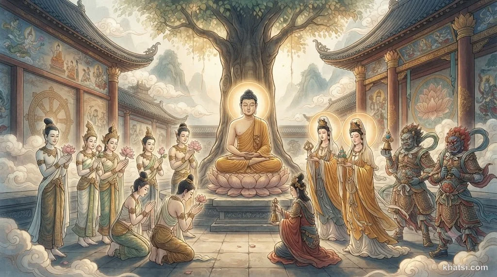 Tinh-Thần Tưởng & Sáu Khúc — Các Vị Thần Linh trong Phật Giáo Truyền Thống