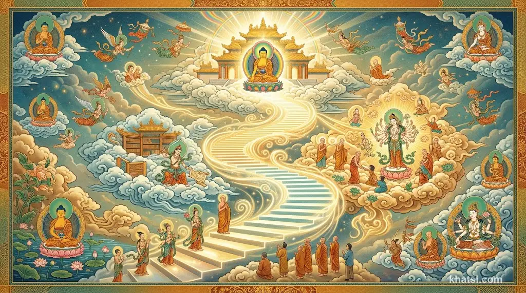 Con Đường Tu Tập — Bề thang từ chúng sinh lên Phật, Thiện Tài Đồng Tử gặp 52 vị tôn túc