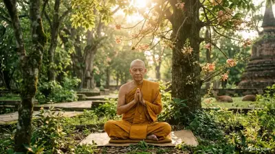 Ānanda trong vườn Lộc Uyển, hình ảnh truyền thống Phật giáo