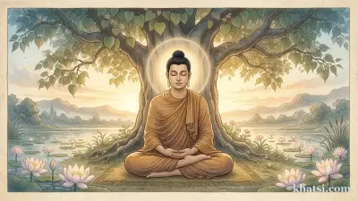 Cảnh hoàng hôn tại Bodh Gayā, nơi Đức Phật giác ngộ dưới cội Bồ-đề