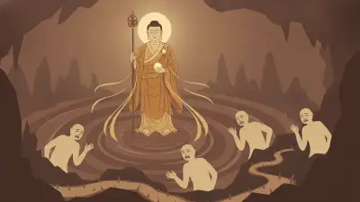 Tạm: Ảnh tượng Địa Tạng Bồ-tát. Sẽ thay bằng ảnh riêng về cảnh giới địa đạo.