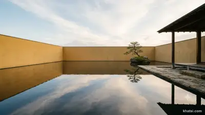 Một không gian trống trong cảnh quan tinh tế, biểu trưng cho Không Thị và khả năng sinh sinh của tính Không