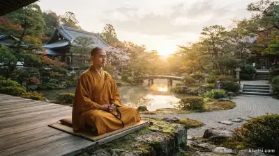Cảnh thiền tĩnh với ánh sáng rạng đông, biểu tượng cho lời nguyện khởi đầu hành trình tu tập
