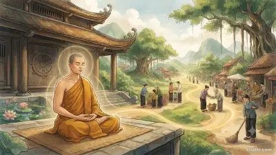 Ánh sáng từ trong ra ngoài — biểu trưng sự tu hành cá nhân phát huy trên xã hội