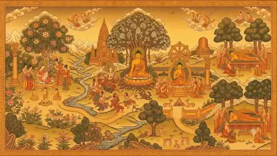 Người tu tập ngồi thiền yên tĩnh dưới cây, tâm tĩnh lặng trong ánh sáng hồng sớm