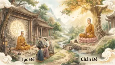 Hai cấp độ sự thật trong Phật học: tục tạng (conventional) và chân đế (ultimate)