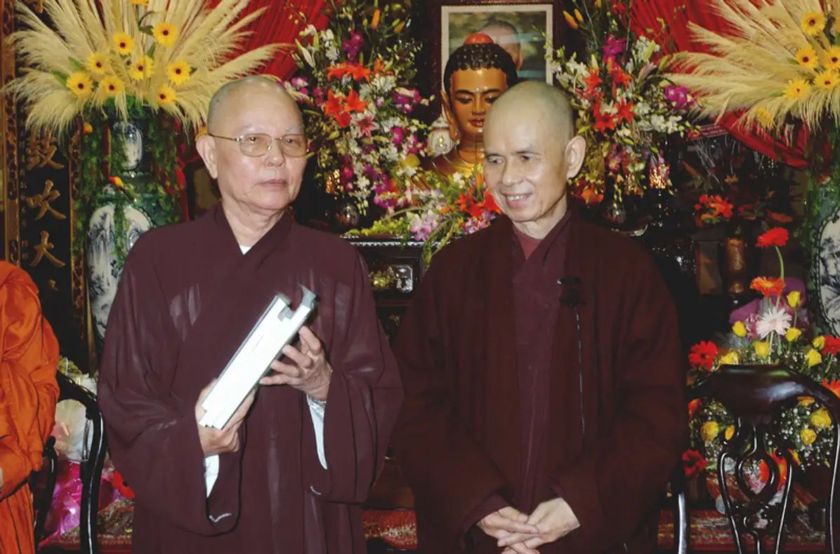 Như Huyễn Thiền Sư cùng Thiền Sư Nhất Hạnh